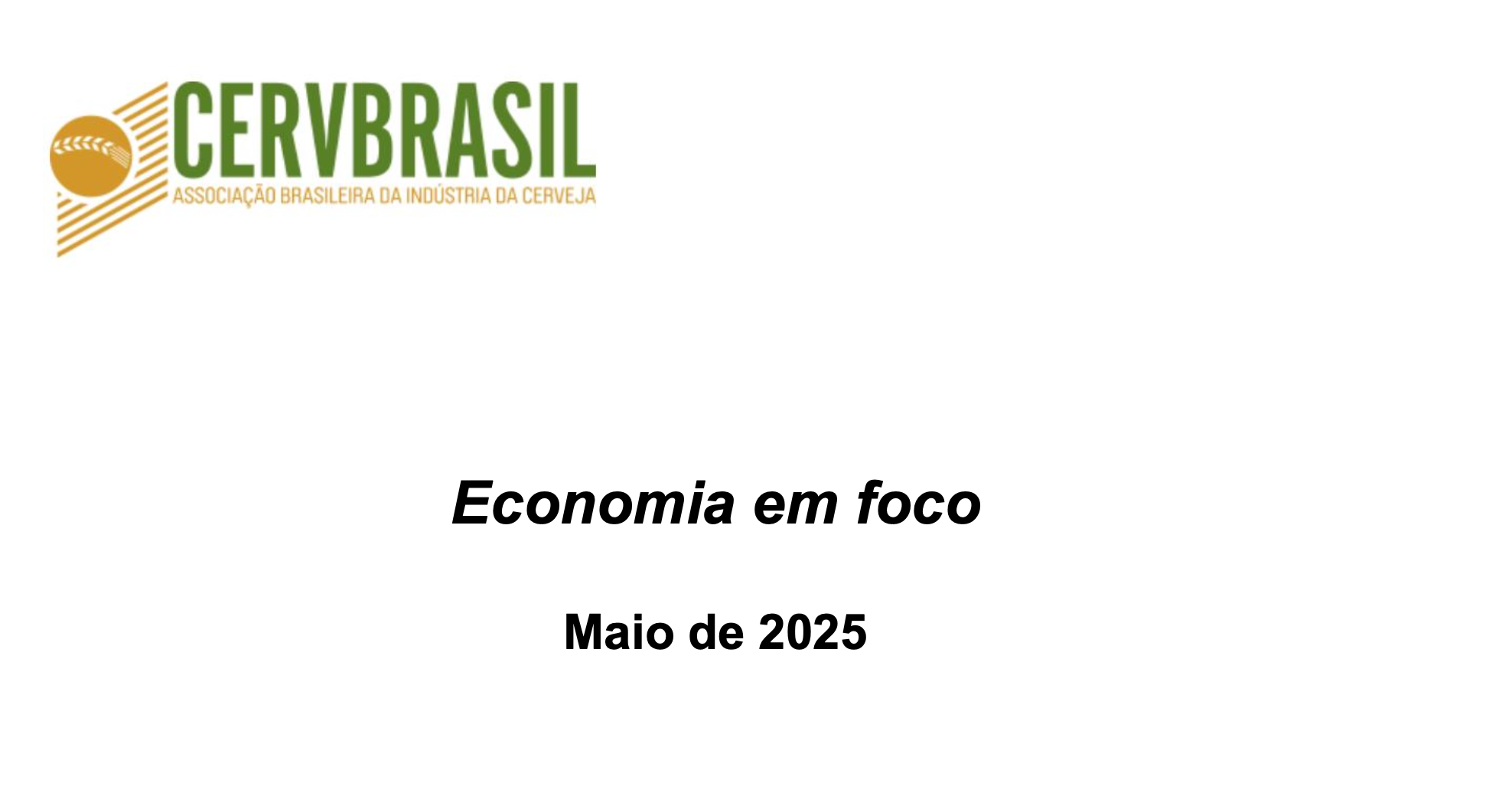 Economia em Foco, Maio 2025